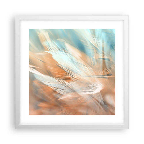 Poster in einem weißen Rahmen - Im Land der Sanftmut - 40x40 cm