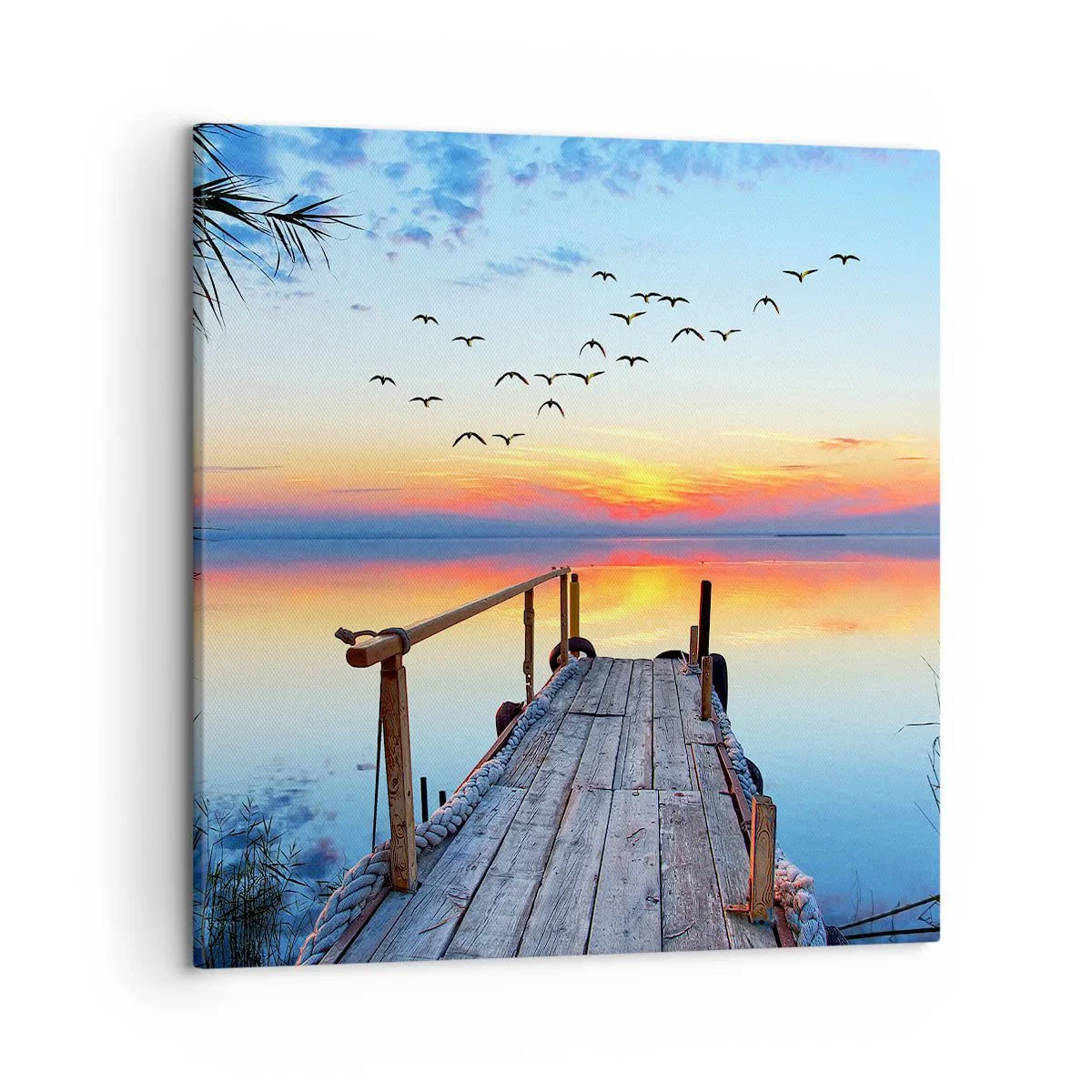 Bild auf Leinwand - Leinwandbild - Es ist Zeit, zurückzukehren ... - 50x50 cm