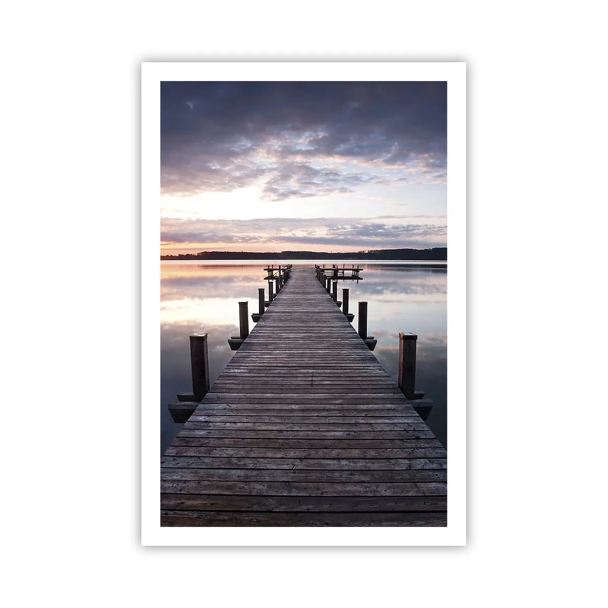 Poster - Eine stille Grenze zwischen Tag und Nacht - 61x91 cm