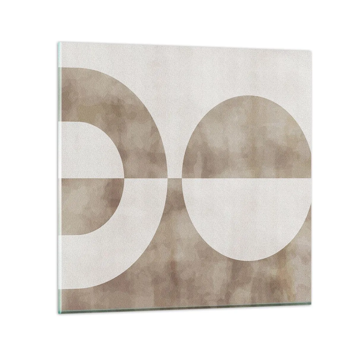 Glasbild - Bild auf glas - Ähnlichkeiten und Unterschiede - 70x70 cm