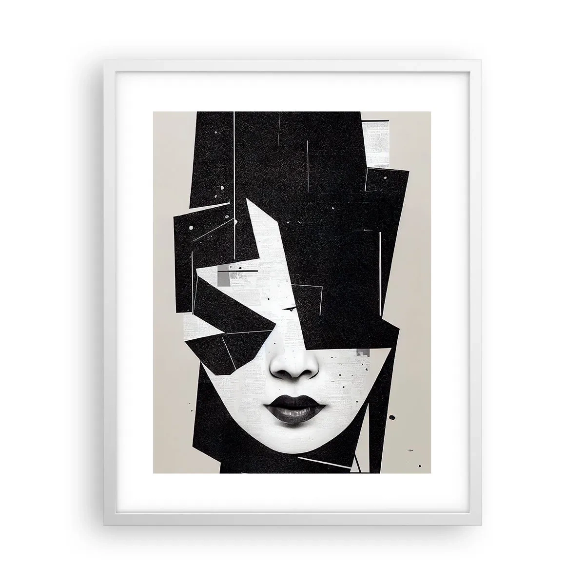 Poster in einem weißen Rahmen - Tief verborgen - 40x50 cm