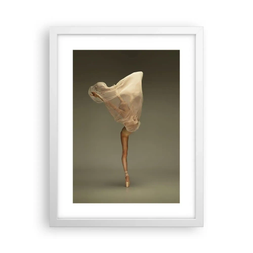 Poster in einem weißen Rahmen - Es wird bald auffliegen - 30x40 cm