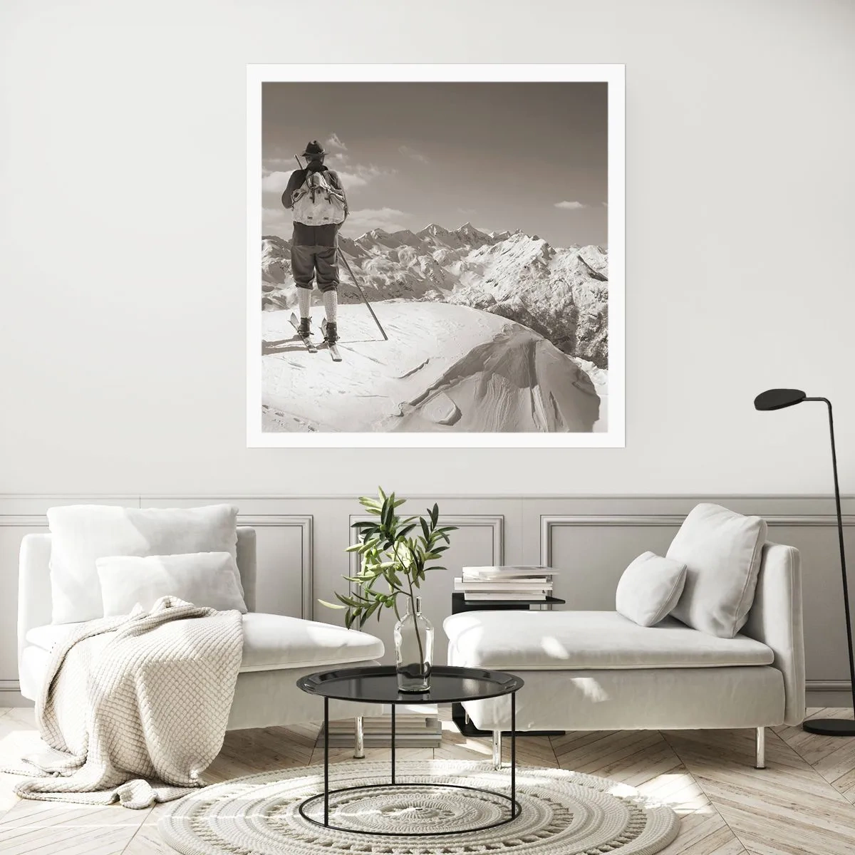 Poster - Und die Berge bleiben unverändert - 40x40 cm