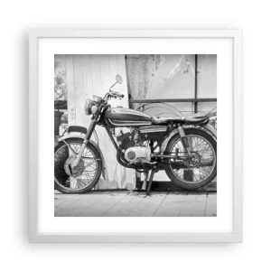 Poster in einem weißen Rahmen - Klassik über alles - 40x40 cm