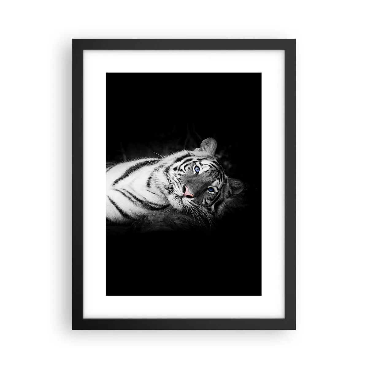 Poster in einem schwarzem Rahmen - Wildnis und Frieden - 30x40 cm