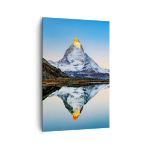 Bild auf Leinwand - Leinwandbild - Zwei Welten - 80x120 cm