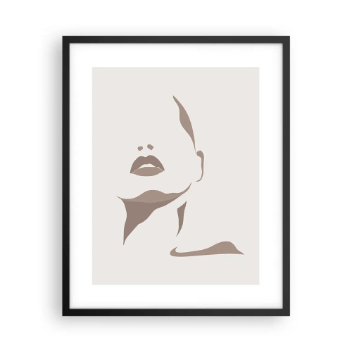 Poster in einem schwarzem Rahmen - Aus Licht und Schatten - 40x50 cm