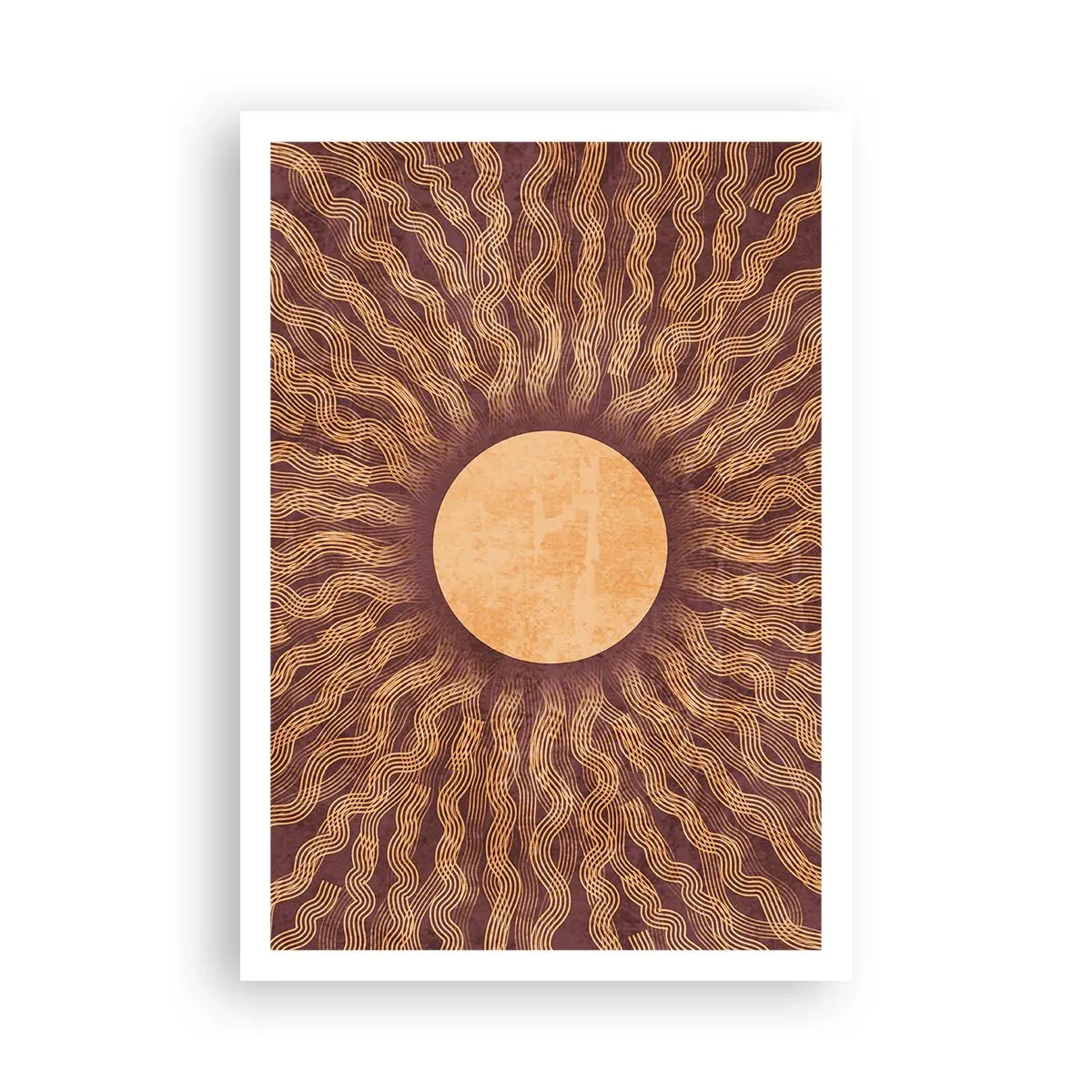 Poster - Sonnensymbol - 70x100 cm