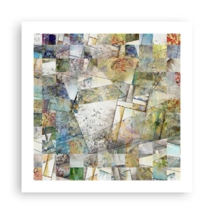 Poster - Geometrische Mischung - 50x50 cm