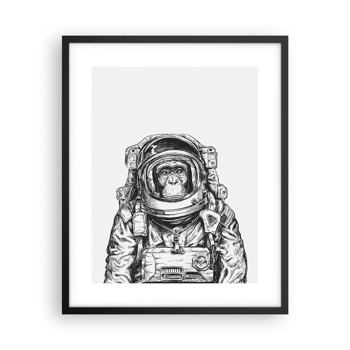 Poster in einem schwarzem Rahmen - Alternative Evolution - 40x50 cm