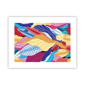 Poster - Buntes Durcheinander - 40x30 cm