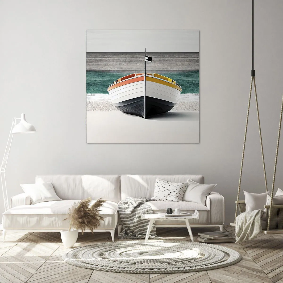 Bild auf Leinwand - Leinwandbild - An seinem Platz - 70x70 cm