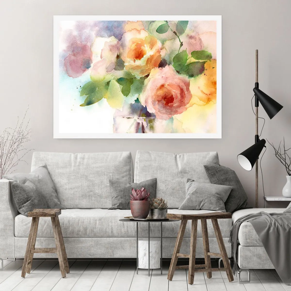 Poster - Zart wie Aquarell - 40x30 cm