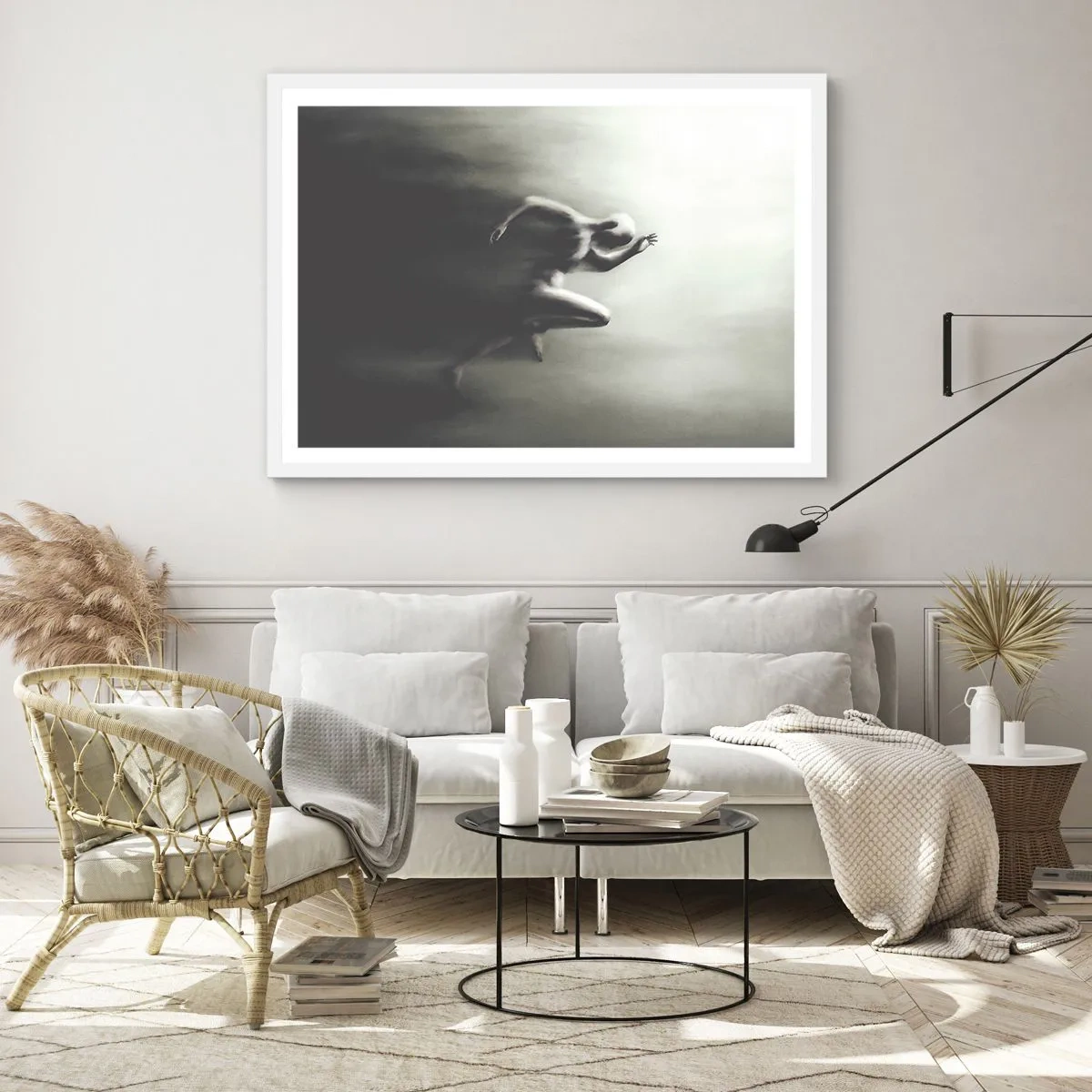 Poster in einem weißen Rahmen - Unwiderstehlich - 91x61 cm