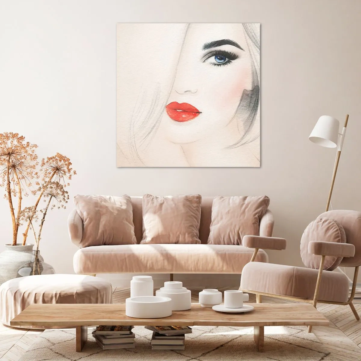 Bild auf Leinwand - Leinwandbild - Es hypnotisiert und berauscht - 40x40 cm