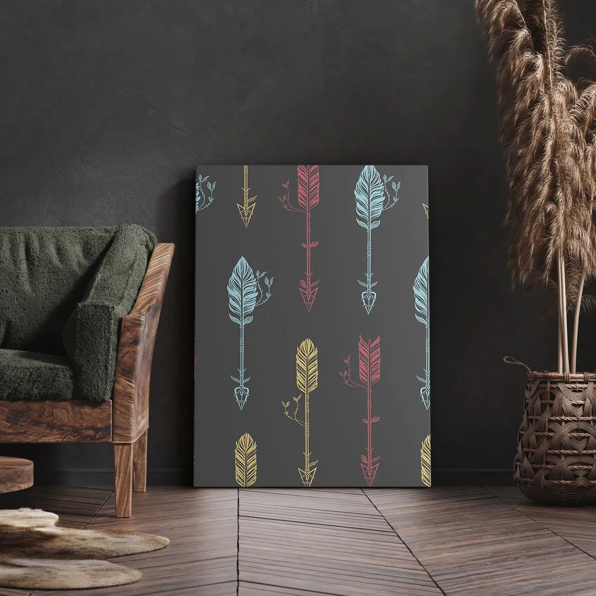 Bild auf Leinwand - Leinwandbild - In der Verordnung - 55x100 cm