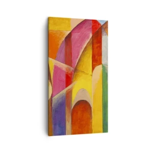 Bild auf Leinwand - Leinwandbild - Kathedrale der Sonne - 45x80 cm