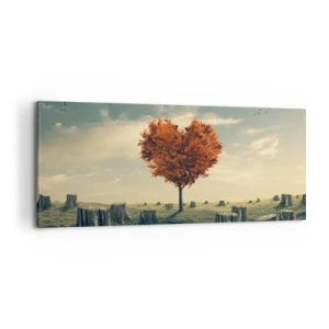 Bild auf Leinwand - Leinwandbild - Es gibt noch Hoffnung - 100x40 cm