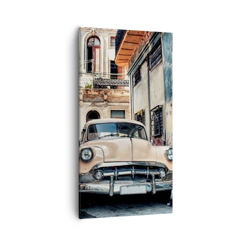 Bild auf Leinwand - Leinwandbild - Die Siesta in Havanna - 55x100 cm