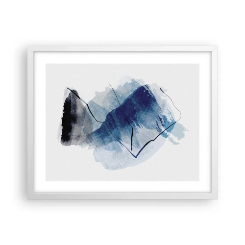 Poster in einem weißen Rahmen - Eisberg - 50x40 cm