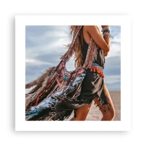 Poster - Das Mädchen des Schamanen - 40x40 cm