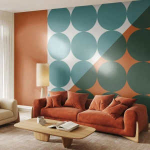 Selbstklebende Fototapete Deluxe Sticker - Nach oben und schräg - Abstraktion, Stück, Grafik - 150x105 cm