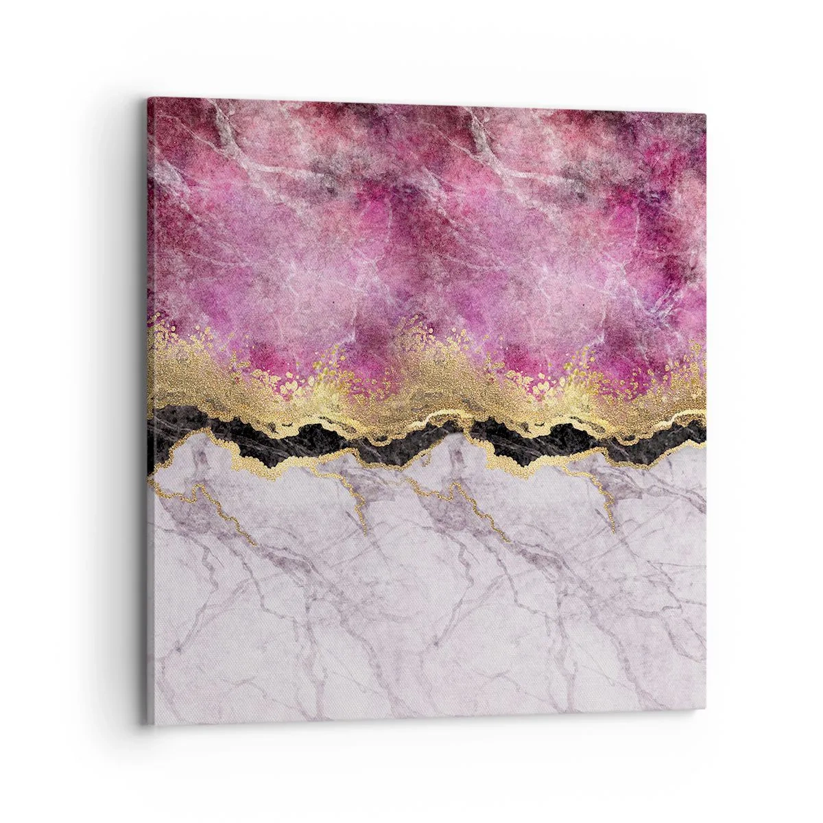 Bild auf Leinwand - Leinwandbild - An der Grenze - 70x70 cm