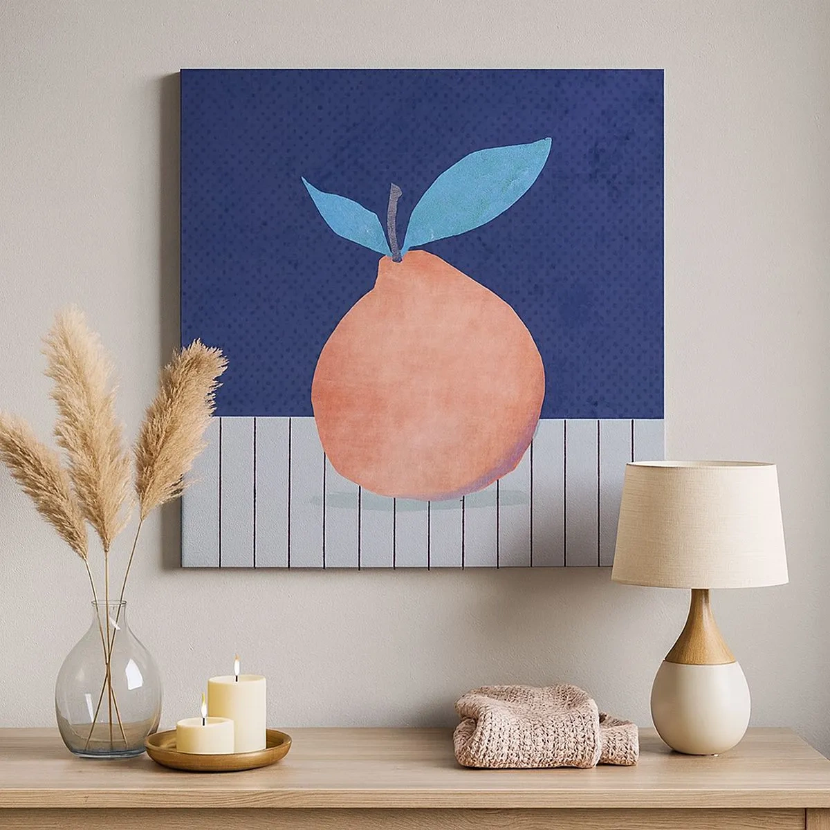 Bild auf Leinwand - Leinwandbild - Konvexität und Ebene - 30x30 cm