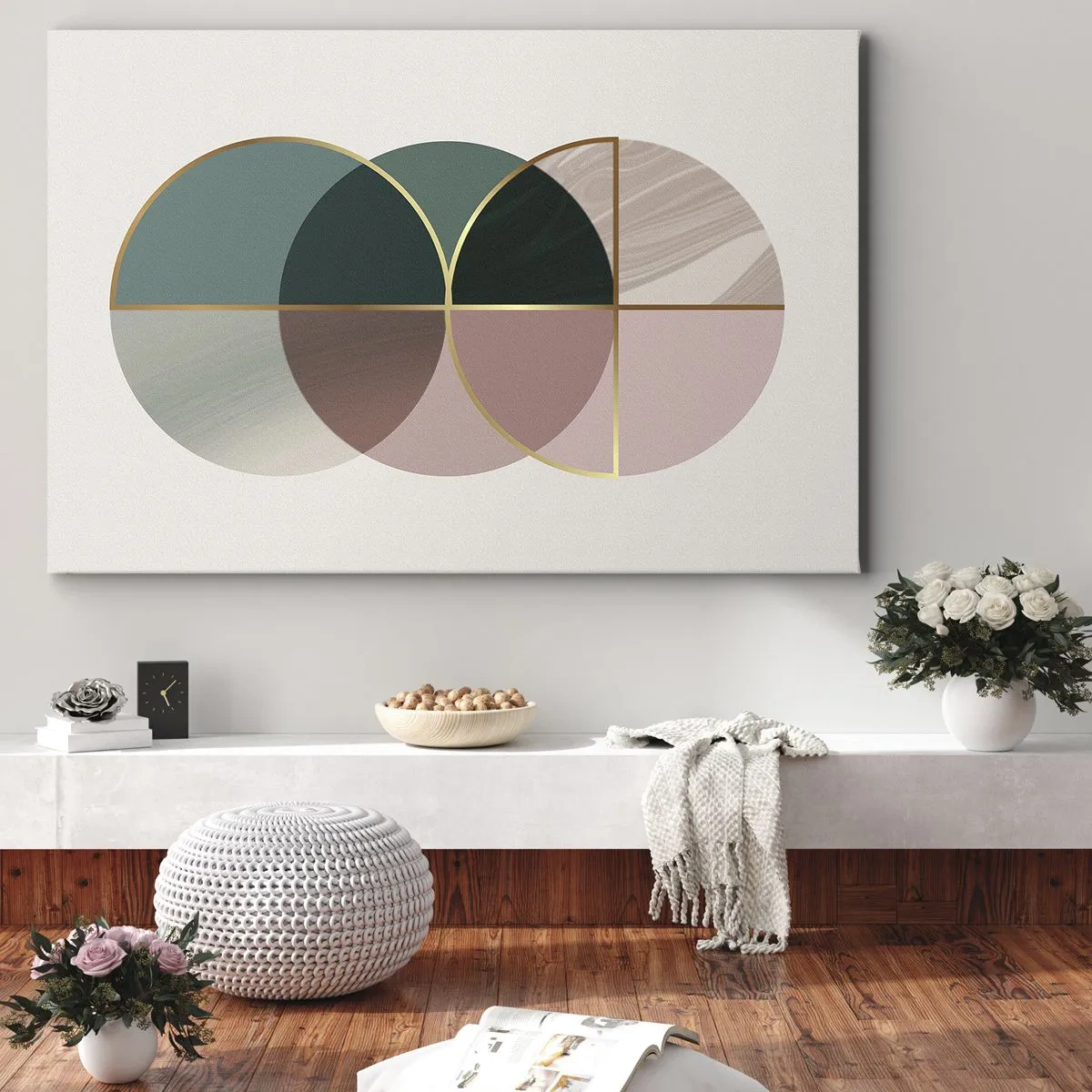 Bild auf Leinwand - Leinwandbild - Ein Rad hinter dem anderen… - 70x50 cm