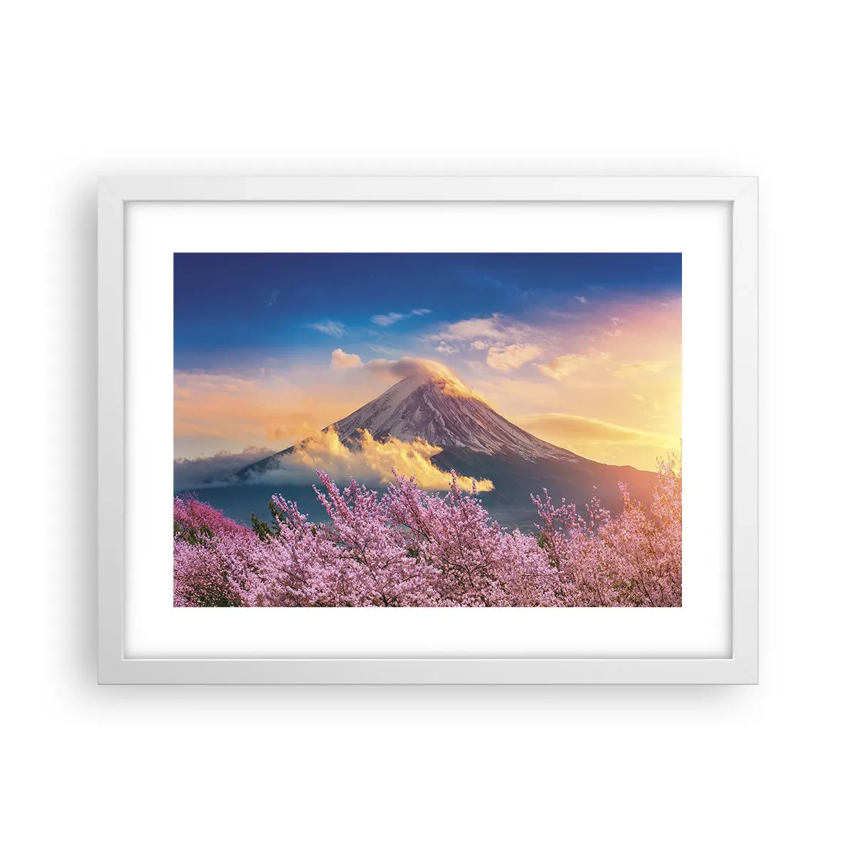 Poster in einem weißen Rahmen - Japanische Heiligkeit - 40x30 cm