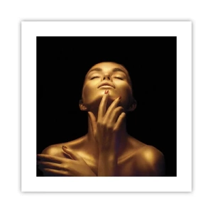 Poster - Wie goldene Seide - 40x40 cm