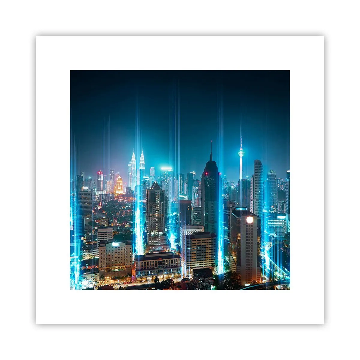 Poster - Auf Berliner Art gegen den Himmel - 30x30 cm