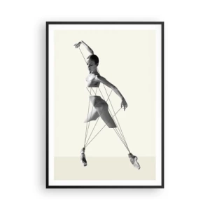 Poster in einem schwarzem Rahmen - Im Theater der Welt - 70x100 cm