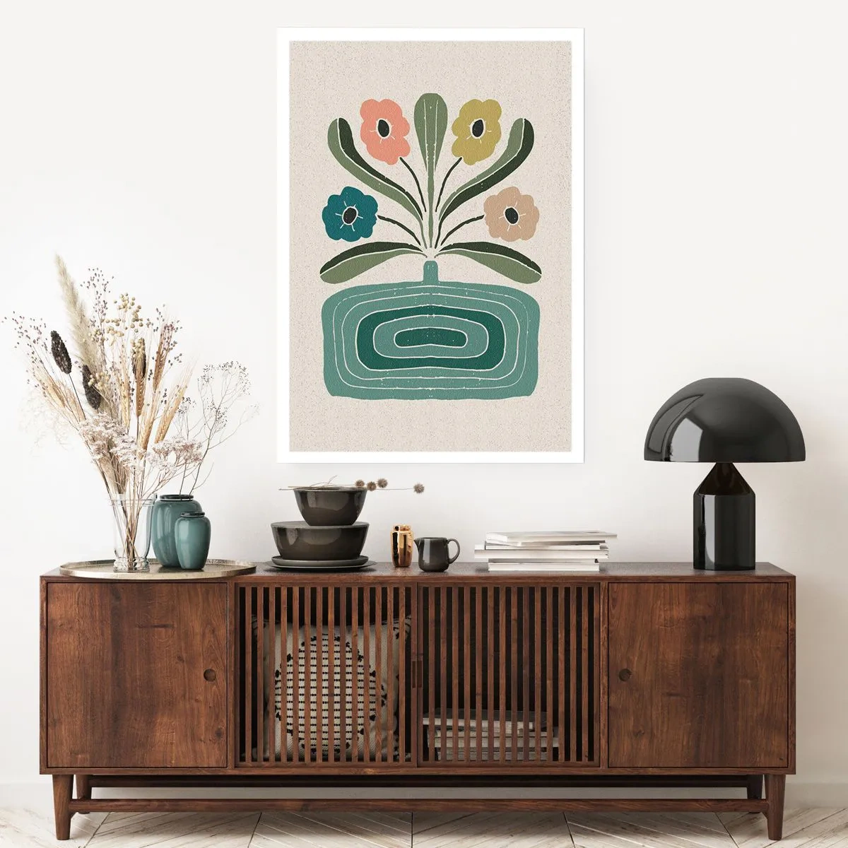 Poster - Symmetrischer Strauß - 30x40 cm