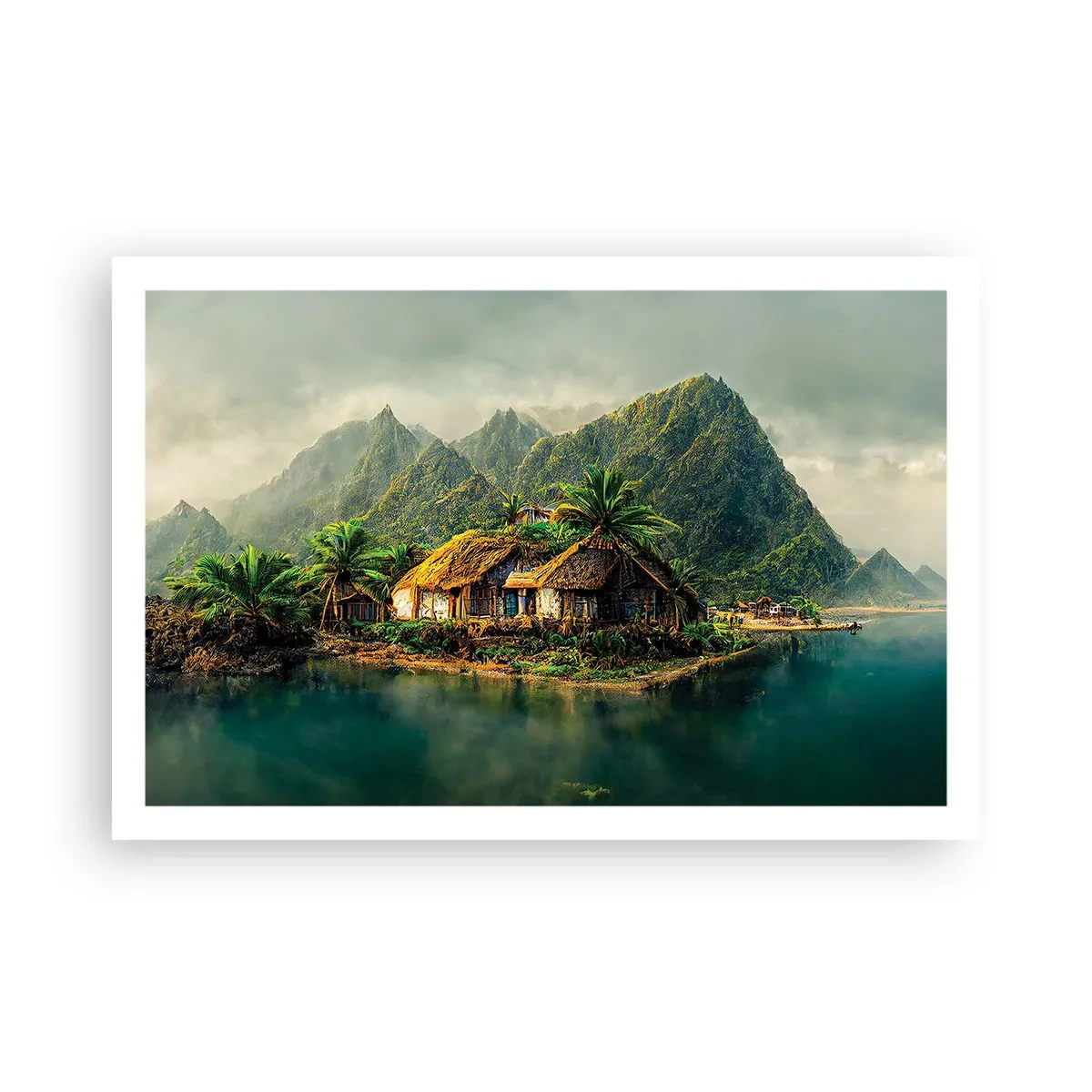 Poster - Tropisches Paradies - 91x61 cm