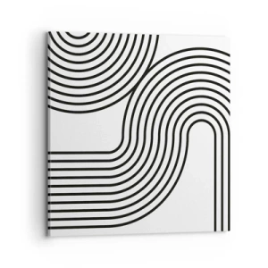 Bild auf Leinwand - Leinwandbild - An der Kurve - 70x70 cm