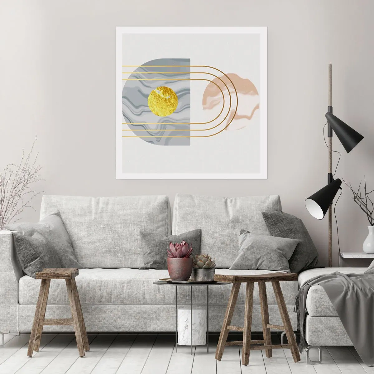 Poster - Helligkeit und Brillanz - 30x30 cm