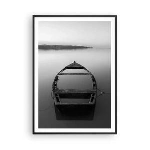 Poster in einem schwarzem Rahmen - Sehnsucht und Melancholie - 70x100 cm