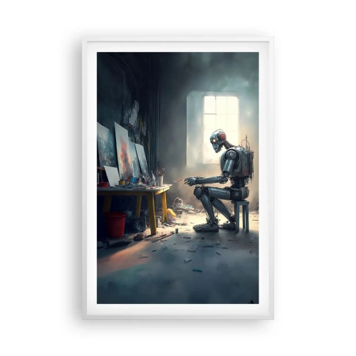 Poster in einem weißen Rahmen - Schöpfungsakt - 61x91 cm