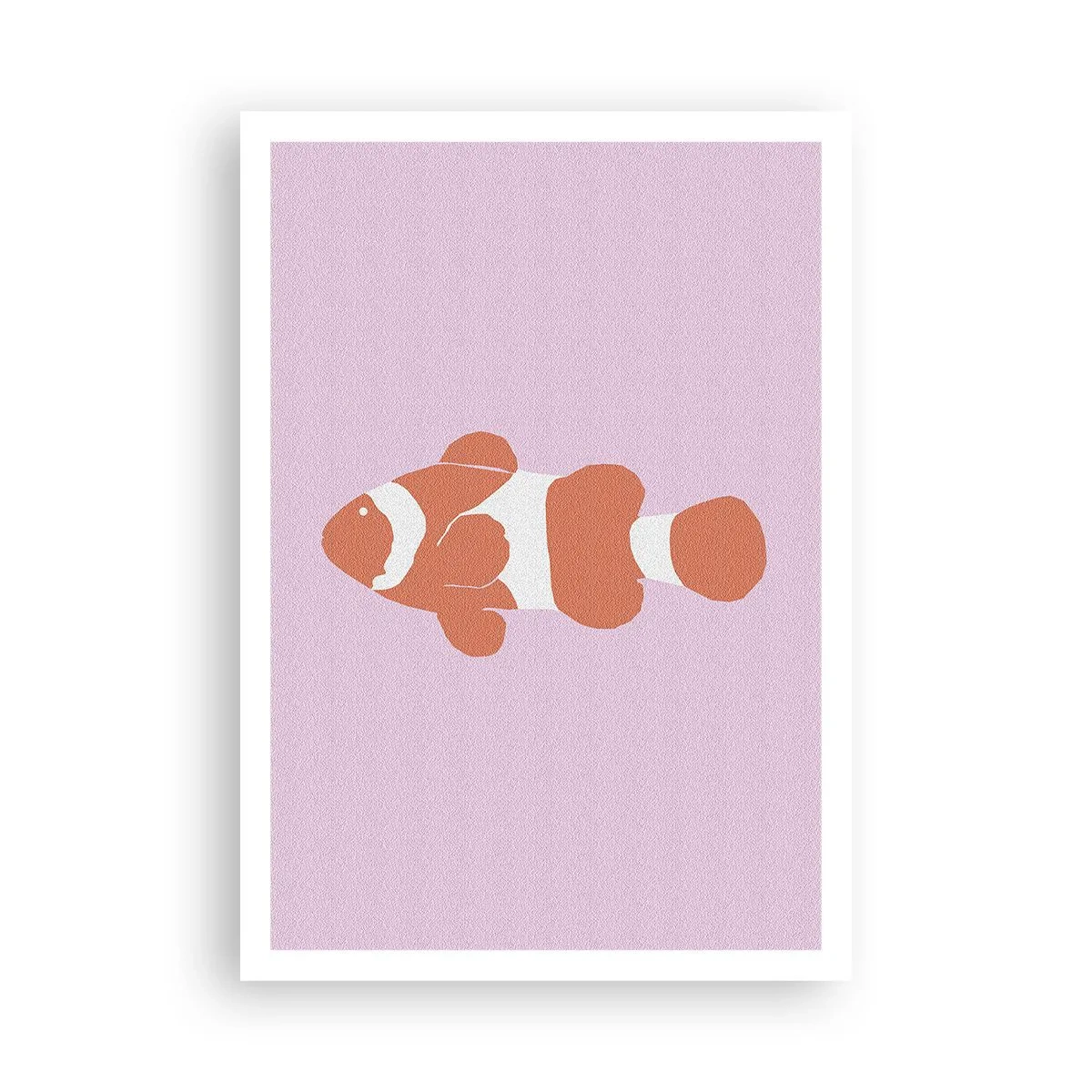 Poster - In Koralle an Gesicht und Schwanz - 70x100 cm