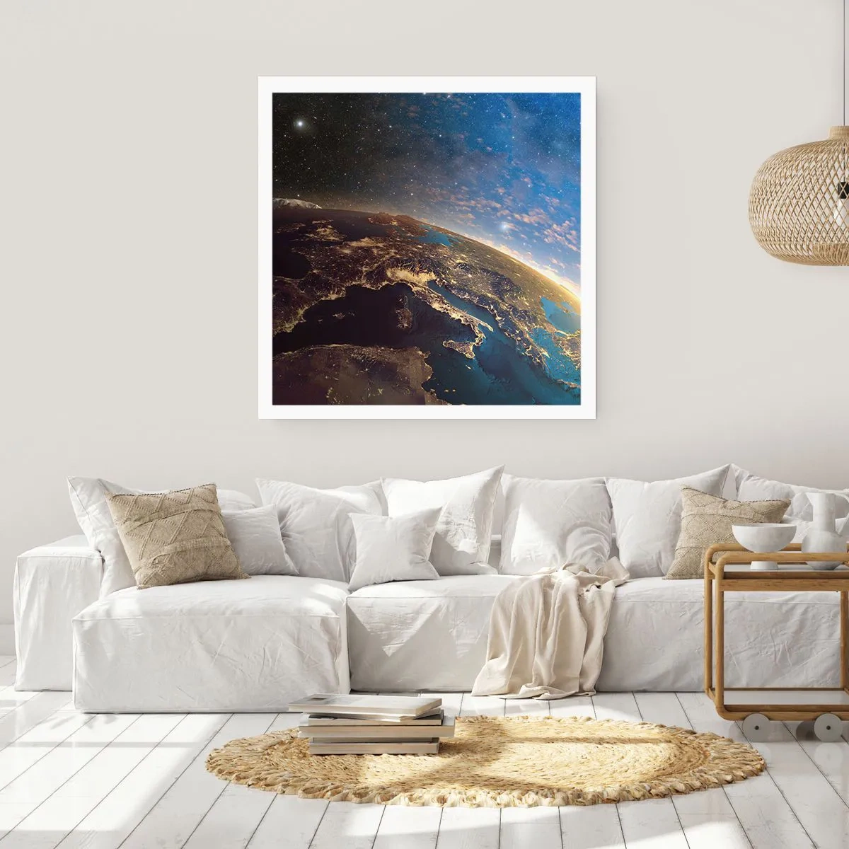 Poster - Schauen wir uns aus der Ferne an - 30x30 cm