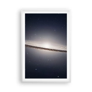 Poster in einem weißen Rahmen - Vor langer Zeit in einer weit entfernten Galaxie ... - 61x91 cm