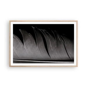 Poster in einem Rahmen aus heller Eiche - Stift – ein wunderbares Design - 91x61 cm