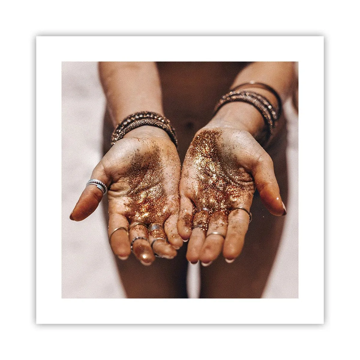 Poster - Ein Geschenk für dich - 40x40 cm