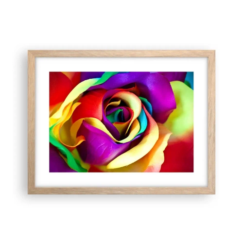 Poster in einem Rahmen aus heller Eiche - Es ist unmöglich - 40x30 cm