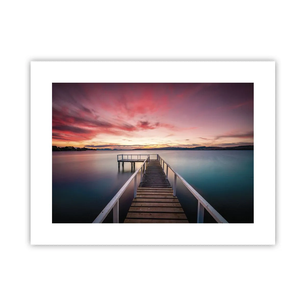 Poster - Die sanfte Flamme des Abends - 40x30 cm