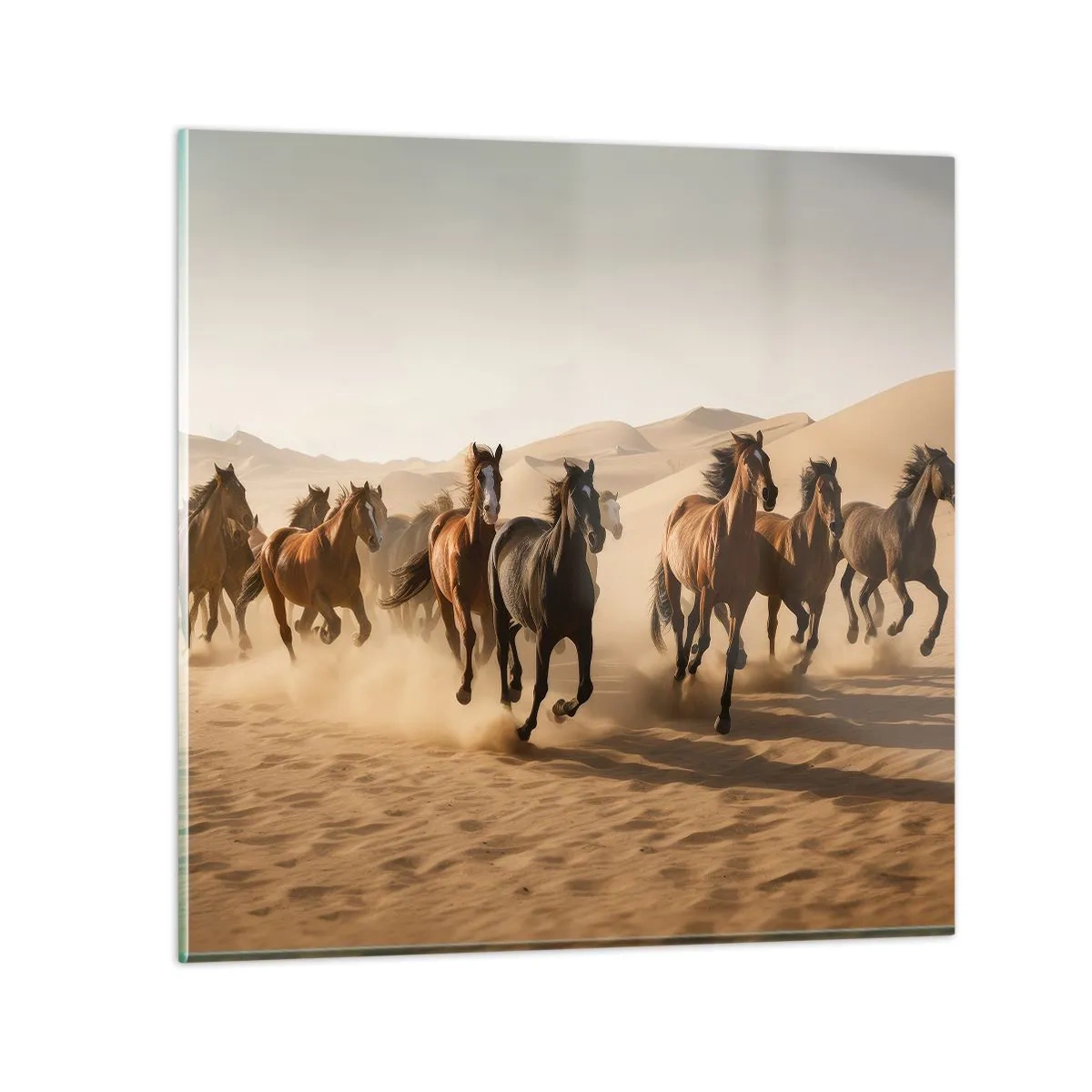 Glasbild - Bild auf glas - Frei wie der Wind - 70x70 cm