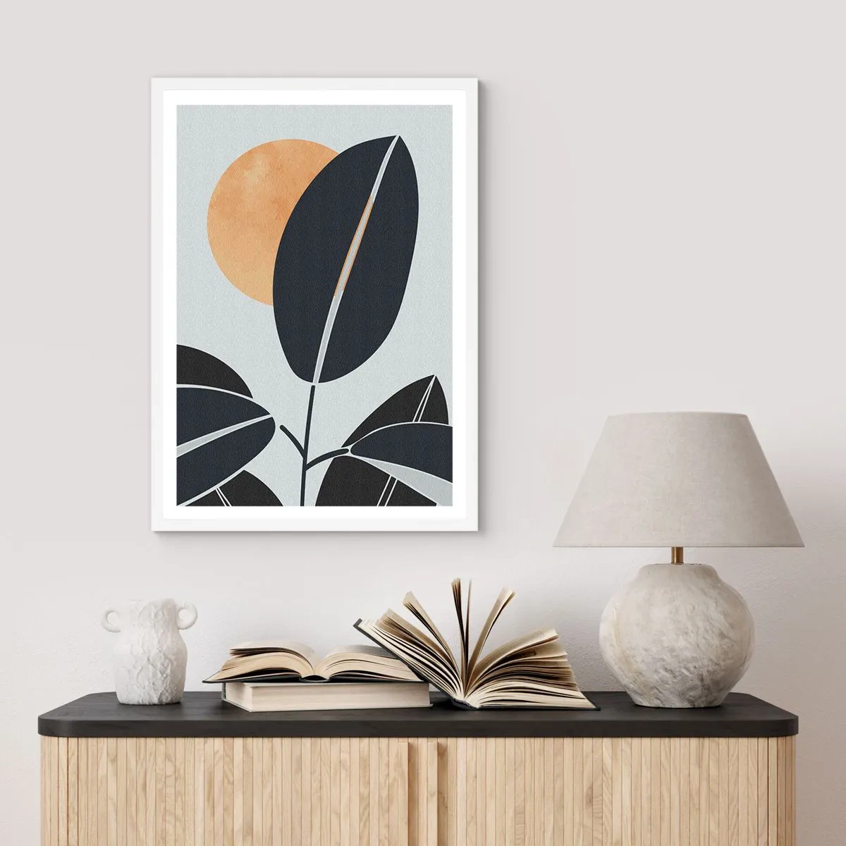 Poster in einem weißen Rahmen - Heißer Sommertag - 50x70 cm