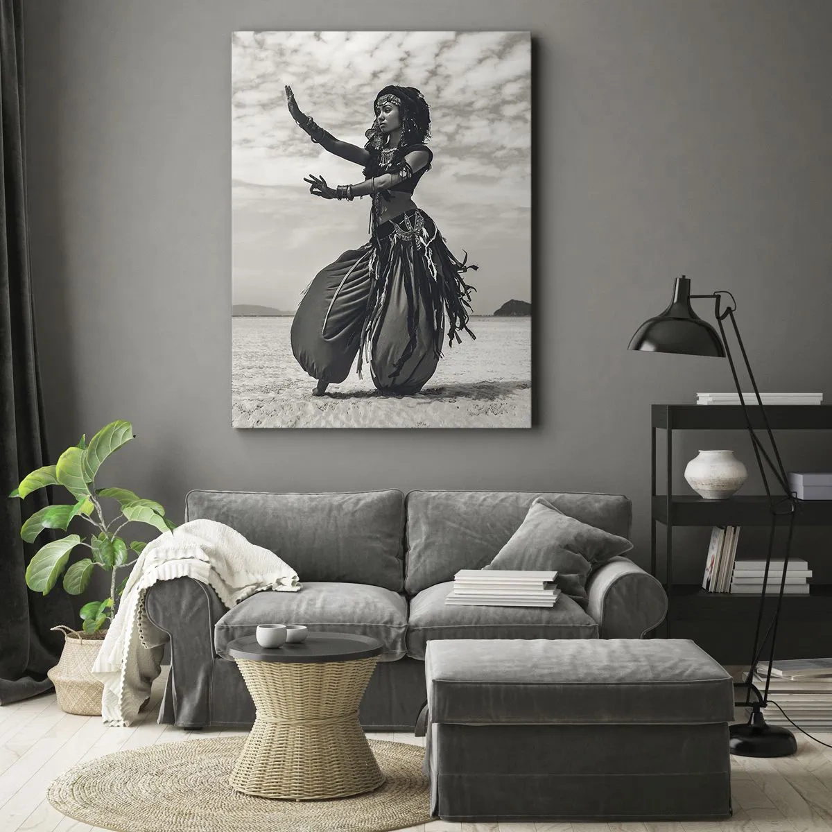 Bild auf Leinwand - Leinwandbild - Der Tanz der südlichen Inseln - 65x120 cm