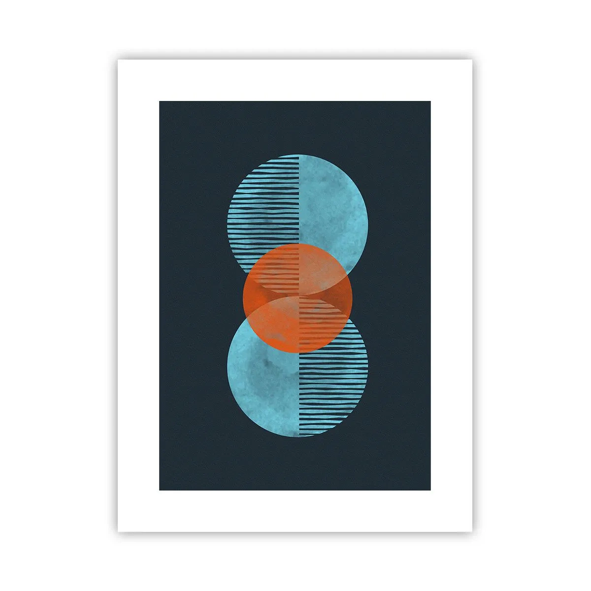Poster - Symmetrische Komposition - 30x40 cm